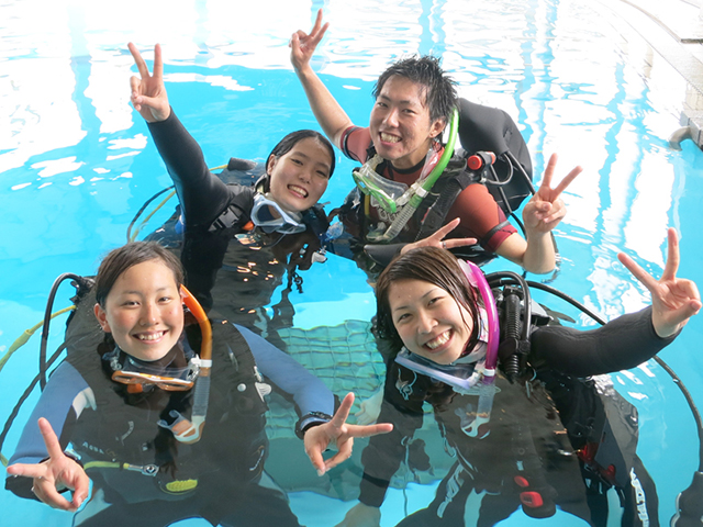 ダイビングスクールノリス大阪店は楽しませることに自信があります