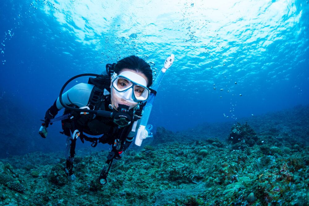 透明度の良い冬の海