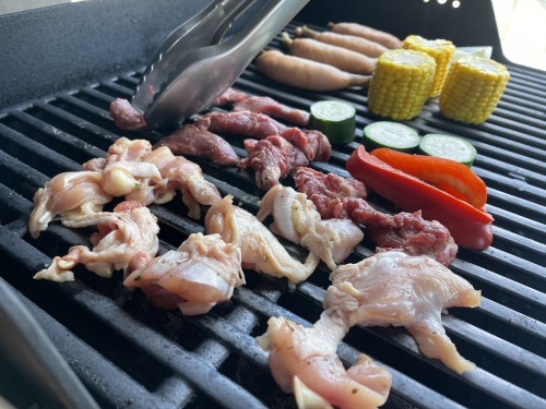 11月に行うバーべキュー、BBQ
