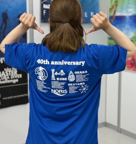 ノリス神戸三宮店の40周年記念Tシャツ限定カラー