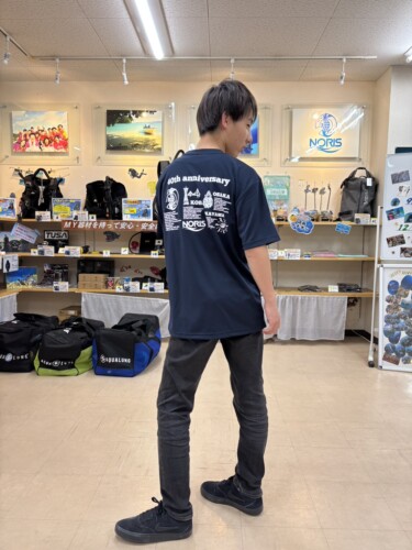 ノリス40周年記念Tシャツの岡山店限定カラー