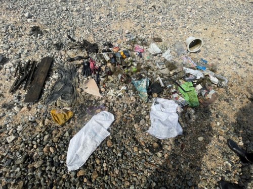 ノリスが回収した海洋ゴミ